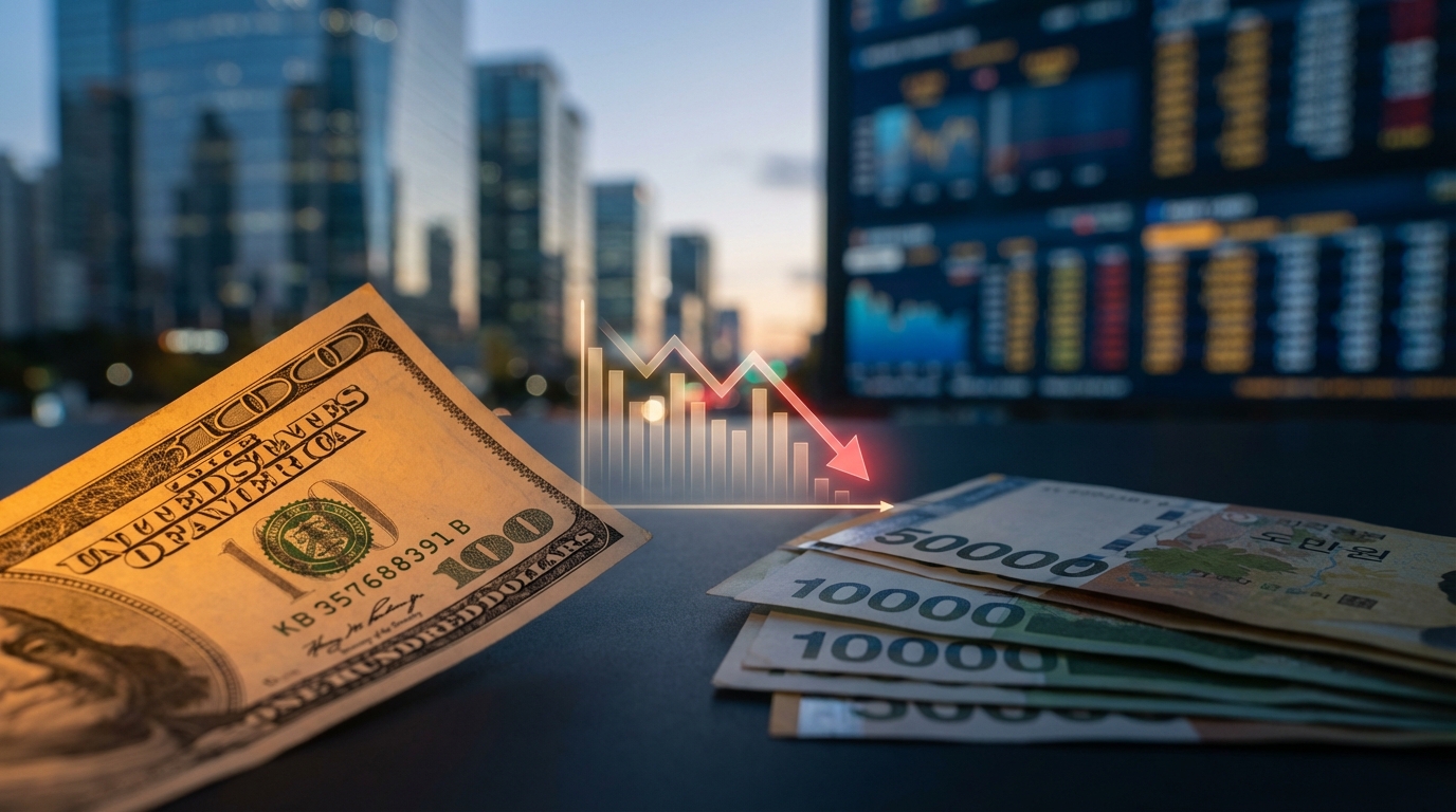 안전자산 선호로 인한 달러 강세와 원화 약세의 대비